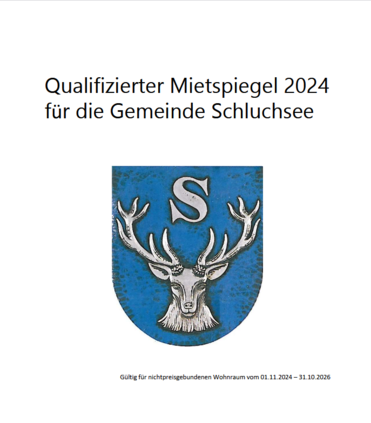 Qualifizierter Mietspiegel Schluchsee