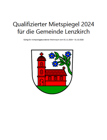 Qualifizierter Mietspiegel Gemeinde Lenzkirch